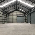 โกดังสำเร็จรูป HW-H ขนาด 12x40x6.50 ม. พร้อมชั้นลอย 100 ตร.ม. ทำเลศรีราชา ชลบุรี – งานคุณภาพจาก Happy Warehouse