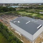 โครงการโกดังสำเร็จรูประบบ HW-HC: ความคืบหน้ามุงหลังคาที่นครปฐม