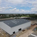 โครงการโกดังสำเร็จรูประบบ HW-HC: ความคืบหน้ามุงหลังคาที่นครปฐม