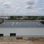 โครงการโกดังสำเร็จรูประบบ HW-HC: ความคืบหน้ามุงหลังคาที่นครปฐม