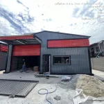 โกดังสำเร็จรูป HW-C ขนาด 10x16x4 เมตร หลังคาฉนวน PU | รับสร้างโกดังคุณภาพ