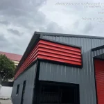 โกดังสำเร็จรูป HW-C ขนาด 10x16x4 เมตร หลังคาฉนวน PU | รับสร้างโกดังคุณภาพ