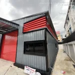 โกดังสำเร็จรูป HW-C ขนาด 10x16x4 เมตร หลังคาฉนวน PU | รับสร้างโกดังคุณภาพ